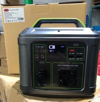 Портативна електростанція повербанк із розеткою 500 ВТ Wimpex WX-500 NWX500 фото