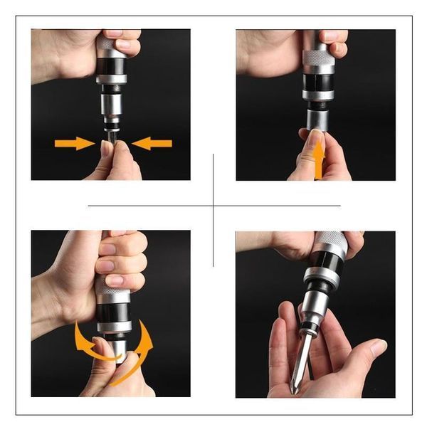 Набір ударних викруток Impact Screwdriver Set набір інструментів NSET130 фото