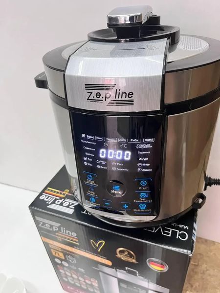 УЦІНКА! Містка мультипіч Zepline ZP-125 аерофритюр з чашею 7 л регулюванням температури 29 програм (пошкодження ручки3557) 3557 фото