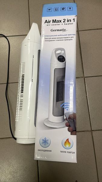 УЦІНКА! Підлоговий кулер/вентилятор Germatic Air Max 2в1 BFX-768-1668 (зима-літо) (Пошкодження корпусу 3433) BF3433 фото
