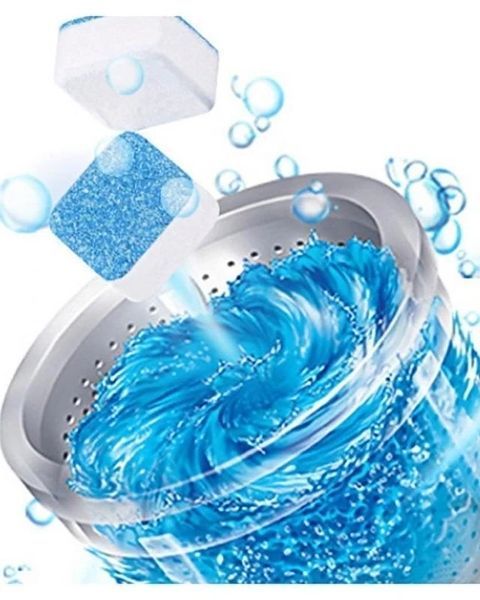 Антибактеріальний засіб очищення пральних машин Washing mashine cleaner No2 у шипучих таблетках WSC22 фото