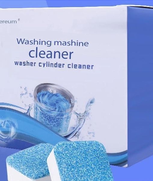 Антибактеріальний засіб очищення пральних машин Washing mashine cleaner No2 у шипучих таблетках WSC22 фото