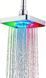 Лійка насадка для душу з LED-підсвіткою RGB світлодіодна, квадратна 150 мм LED Shower head AND XL-902 XL902  фото 3