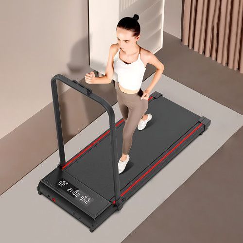 Складана бігова доріжка YXT003 3-в-1 Walking Pad, до 150 кг, 10 км/год, з пультом, LED-дисплеєм, зона бігу 107&times;40 см YXT003 фото