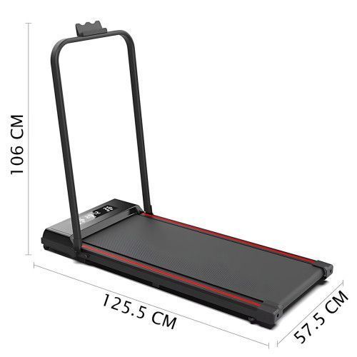 Складана бігова доріжка YXT003 3-в-1 Walking Pad, до 150 кг, 10 км/год, з пультом, LED-дисплеєм, зона бігу 107&times;40 см YXT003 фото