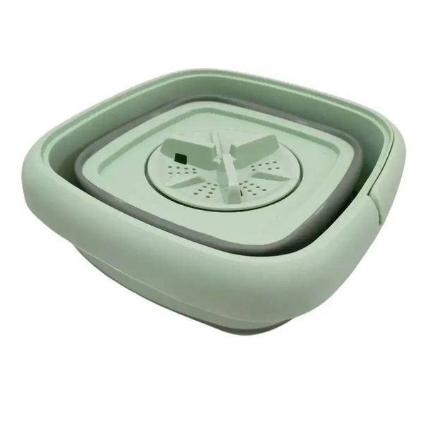 УЦЕНКА! Портативна складна пральна машина Mini Folding Washing Machine 11 л, з функцією віджиму (Погане пакування 3420) MF3420 фото