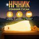 Світильник нічник силіконовий Встановлена качка з вбудованим акумулятором, 3 режими світіння NТL41 фото 1