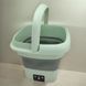 УЦЕНКА! Портативна складна пральна машина Mini Folding Washing Machine 11 л, з функцією віджиму (Погане пакування 3420) MF3420 фото 10