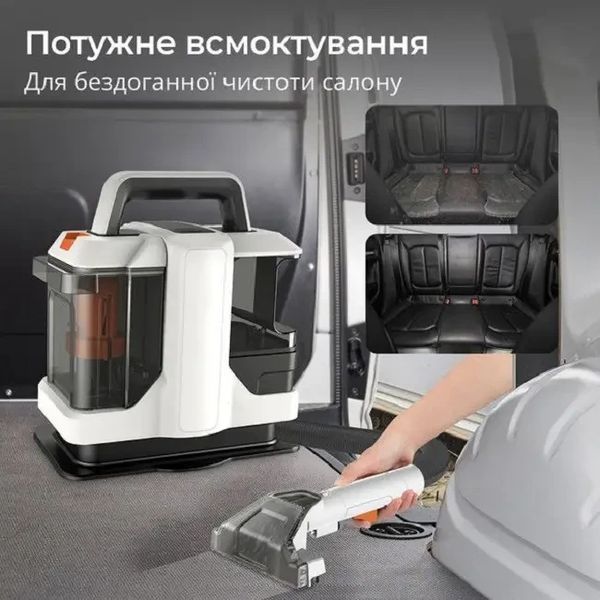 Плямовивідник для килимів, текстилю, меблів і автомобіля. Компактний мийний пилосос SK13065 фото