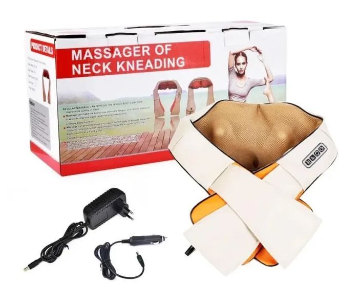 УЦІНКА! Роликовий масажер для спини та шиї Massager of Neck (Плохе паковання 3394) MFN3394 фото