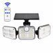 Сонячний вуличний LED-світильник Solar Lights Outdoor 122&ndash;138 LED з датчиком руху та захистом IP65 2757A фото 3