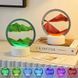 Настільна LED-лампа нічник Пісочний годинник 3D "Moving Sands Capes" USB Нічний світильник MSU2016 фото 1