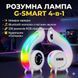 Багатофункціональна Bluetooth-колонка з LED-дисплеєм, будильником, годинником і RGB-підсвіткою Abyss G69 Pro Lyrics G69PR фото 1