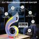 Багатофункціональна Bluetooth-колонка з LED-дисплеєм, будильником, годинником і RGB-підсвіткою Abyss G69 Pro Lyrics G69PR фото 2