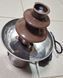 ОЧЕНКА! Шоколадний фонтан мінікомпонентю Mini Chocolate Fondue Fountain (Підбито шийку, немає паковання 2071) MIN2071 фото 2
