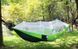 Туристичний гамак із москітною сіткою UKC Hammock Net зелений до 200 кг. GRENET20 фото 2