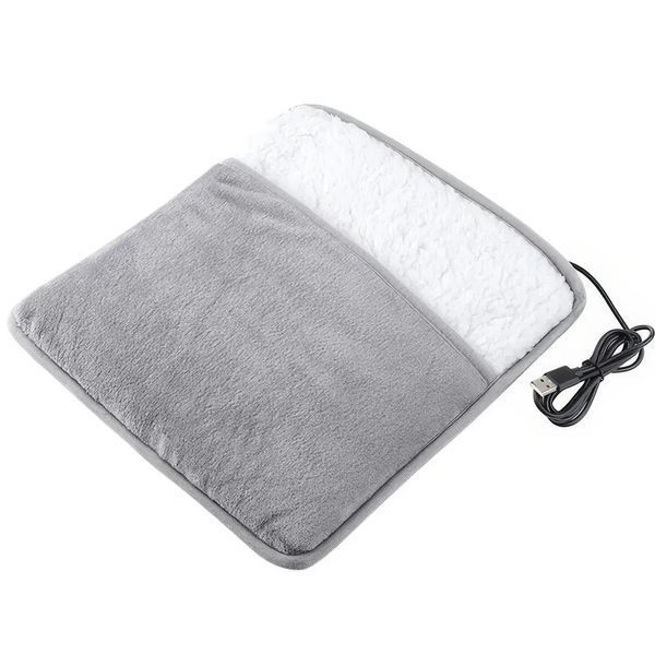 Портативна фланельова грілка для ніг з електричним підігрівом Foot warmer XL-997 Килимок з USB підігрівом XL997 фото