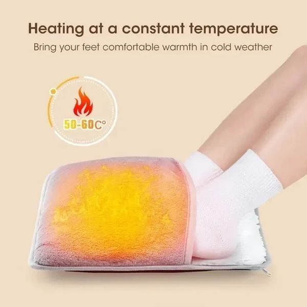 Портативна фланельова грілка для ніг з електричним підігрівом Foot warmer XL-997 Килимок з USB підігрівом XL997 фото
