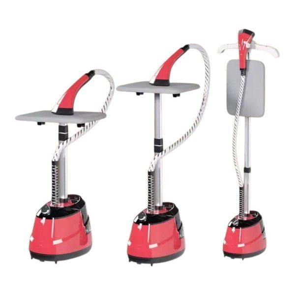 Відпарювач вертикальний для одягу Garment Steamer 2000W Червоний Паровий прас для всіх типів тканини GS200 фото