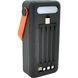Повербанк NEW на сонячній батареї 50000 mAh c USB і вбудованими кабелями PowerBank JS-635CX NJS635 фото 2