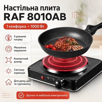 Плита настільна дискова RAF 8010AB RAF 8010AB фото