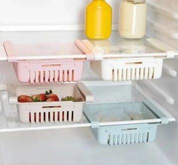 Органайзер на холодильник strechable hanging storage rack, Контейнер для холодильника HSR9107 фото
