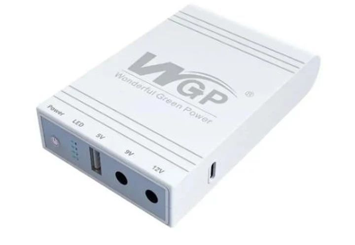 Джерело безперебійного живлення WGP103-5912 ДБЖ для мережевого пристрою &mdash; роутера Mini DC UPS 5v+9v+12v 8800m WGP912 фото