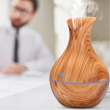 Зволожувач повітря аромадифузор з LED-підсвіткою ароматизатор Humidifier Ultrasonic Aroma HUA6130 фото
