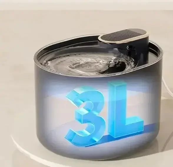 УЦІНКА! Автоматичний поїльник для котів і собак безшумний 3 л USB W32 (Плохе паковання 3194) USB3194 фото