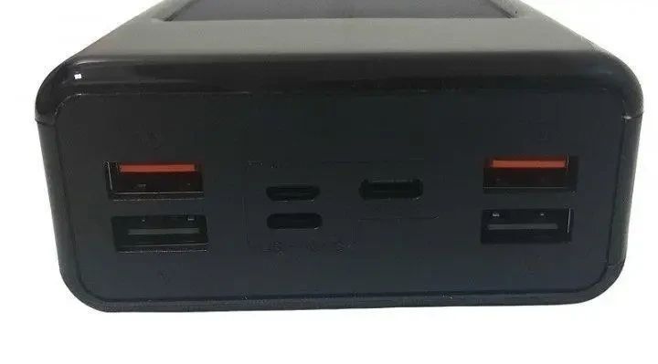 Потужний портативний Powerbank UKC 8058 Solar Charger 60 000MAh, із сонячною панеллю, кабелями та ліхтариком UKC8058  фото