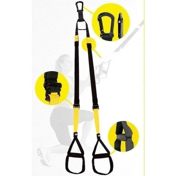 Тренувальні підвісні петлі TRX функціональні ремені для вправ і кросфіту GS-2085 GS2085 фото