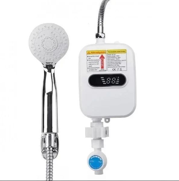 УЦІНКА! Проточний миттєвий водонагрівач міні бойлер Delimano з LCD RX-021 (Плохе паковання 3200) RX3200 фото