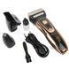 Набір для стриження Gemei GM 595 Hair Trimmer  електробритва, тример із насадками Джемей GM595 фото 4