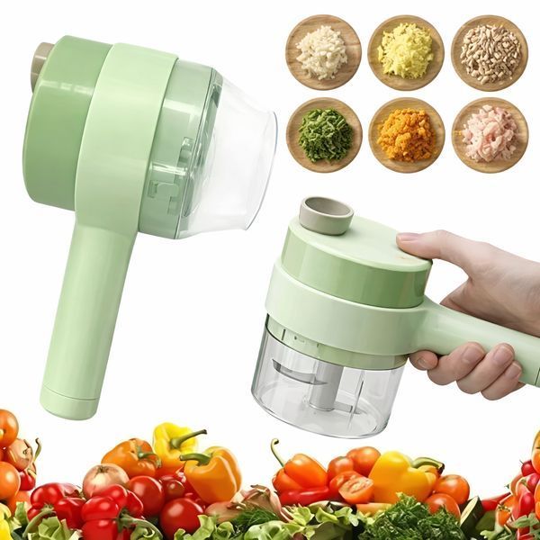 УЦІНКА! Ручний електричний подрібнювач для овочів 4 в 1 Food Chopper Catling (Погане пакування 3425) FC3425 фото
