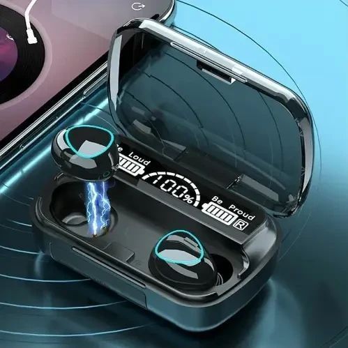 Бездротові навушники вкладки з мікрофоном TWS WIRELESS M10 для Андроїд і IOS Bluetooth навушники TSWM10 фото